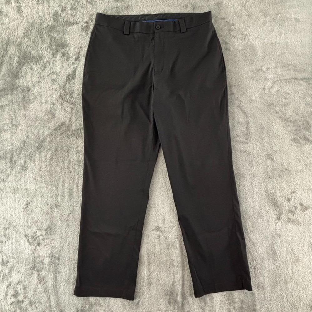 Slazenger Performance Golf Pants‎ Mens 34x30 Black Stretch Straight Leg Relaxed